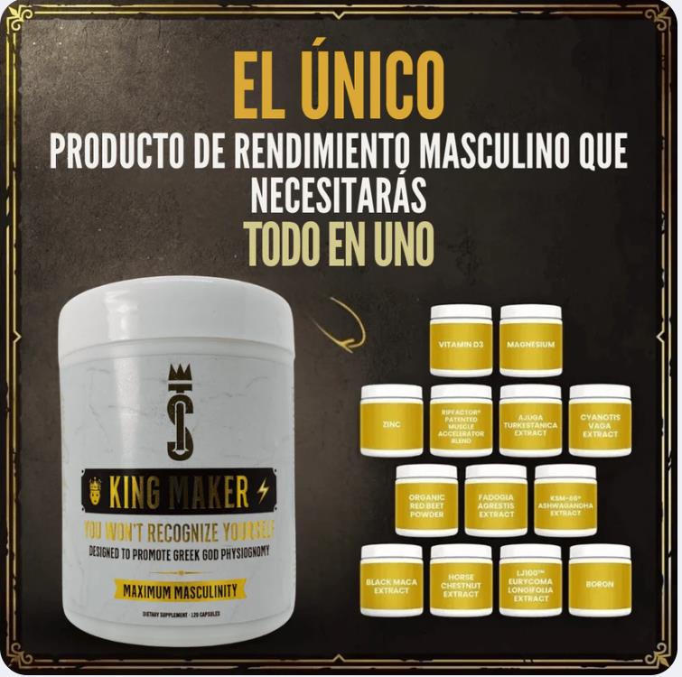 KING MAKER🦁 Potencia Masculina Natural