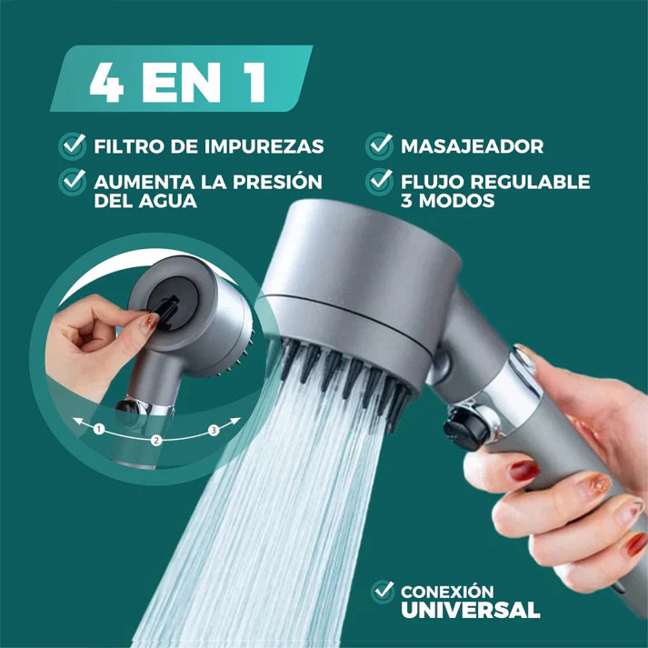 🔥 Cabezal Ducha Masajeadora Spa