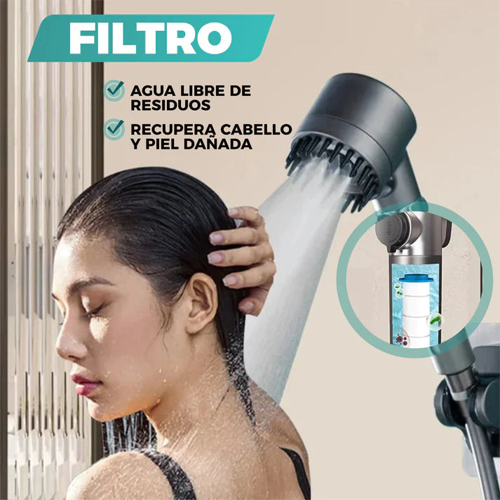 🔥 Cabezal Ducha Masajeadora Spa